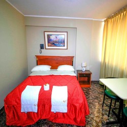 Hotel amazonas se encuentra ubicada  en La plaza de Armas S/N - Churin.
