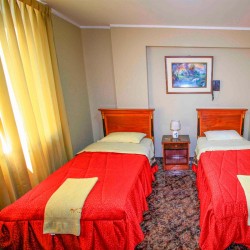 Hotel amazonas se encuentra ubicada  en La plaza de Armas S/N - Churin.